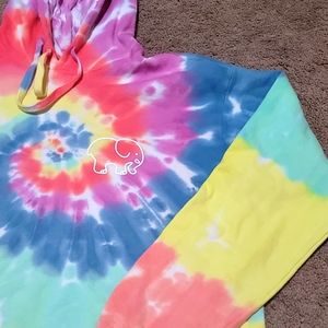 Ivory Ella Tie-Dye Elephant Hoodie